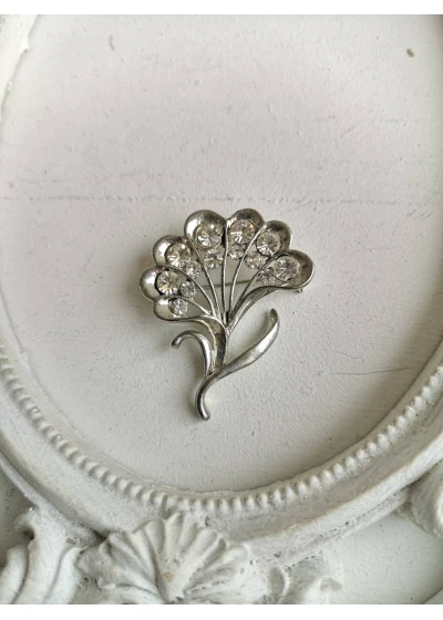 Кристална Брошка Flower set